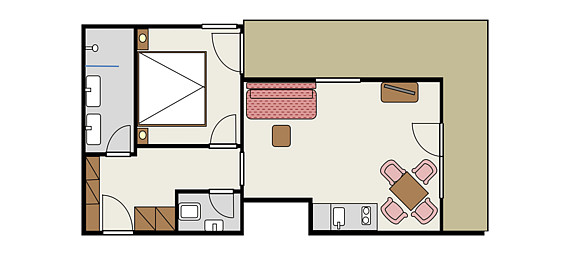 Grundriss Sissi-Appartement 7