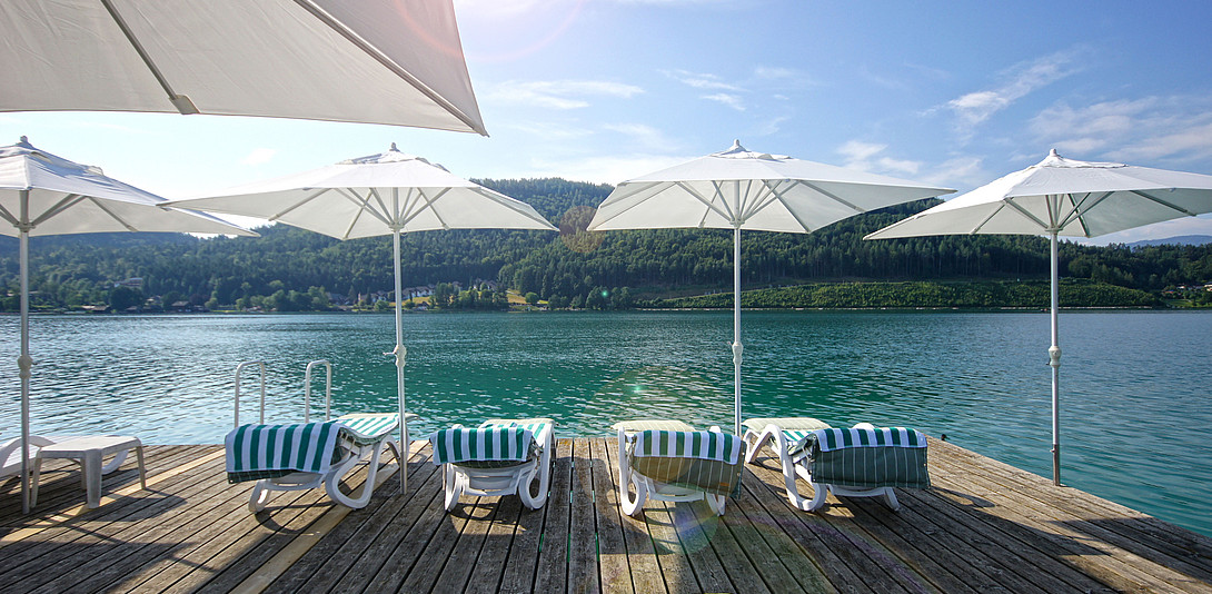 Zur Bildergalerie Aussicht auf den Klopeiner See