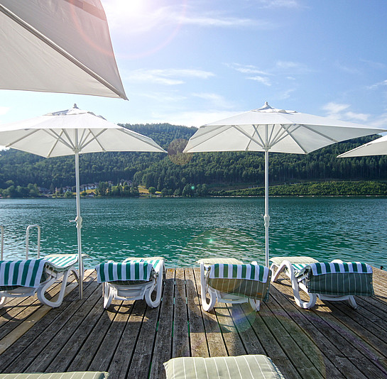 Aussicht auf den Klopeiner See