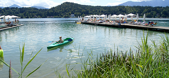 Kanufahren am Klopeiner See