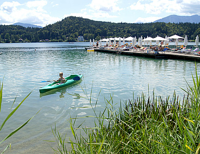 Kanufahren am Klopeiner See
