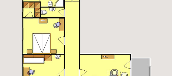 Großes Familien-Appartement 'Top 2'